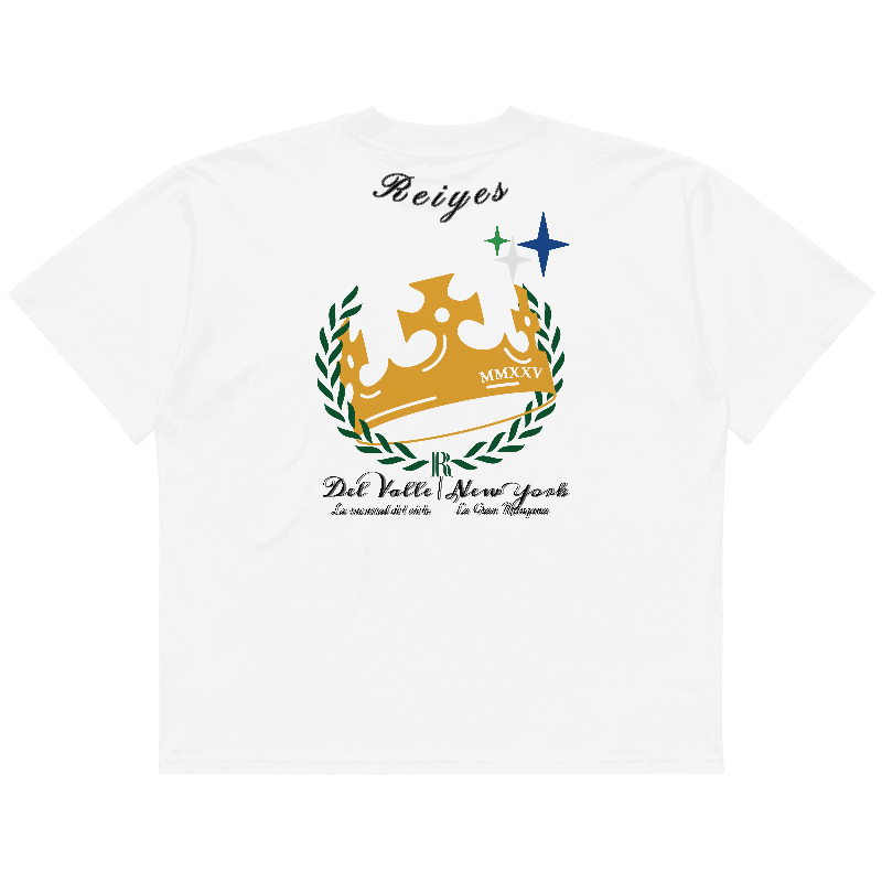 Unisex organic oversized high neck t-shirt