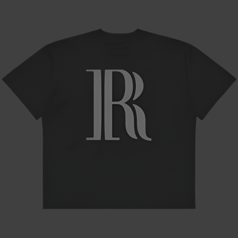 Unisex organic oversized high neck t-shirt
