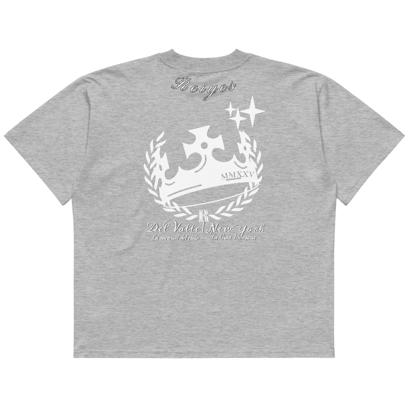 Unisex organic oversized high neck t-shirt