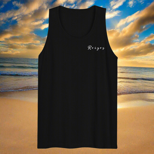 "Reiyes" Black Tank-Top