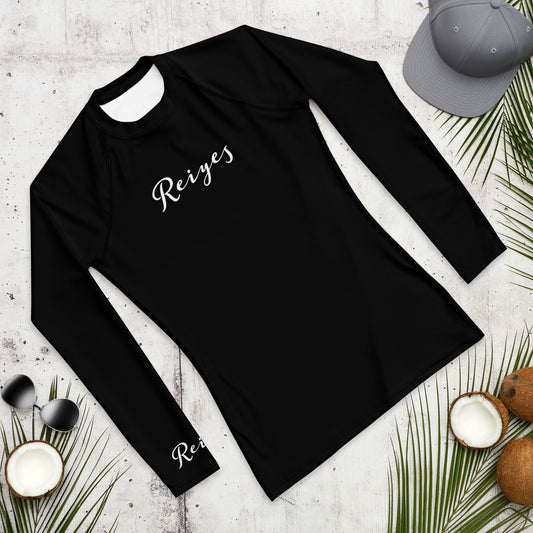 Black "Reiyes" Men's Rash Guard