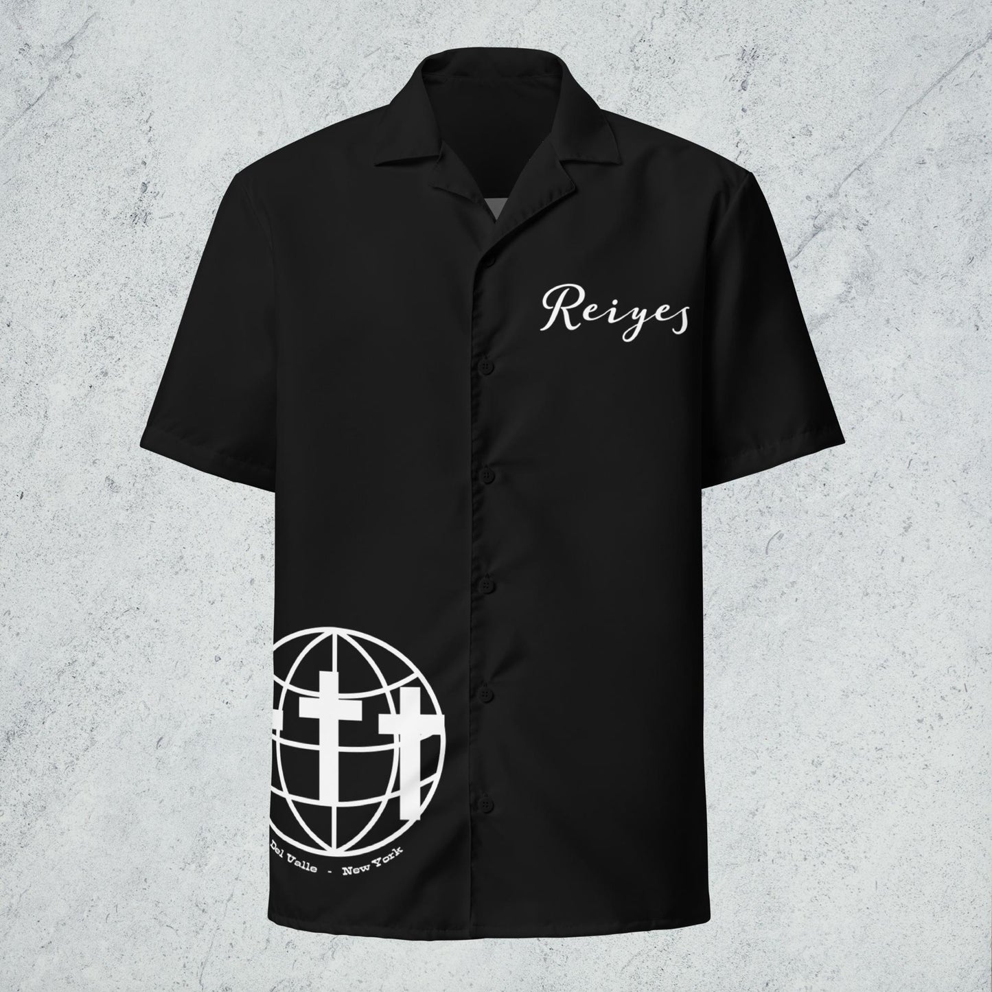 Black "Reiyes" Button Shirt