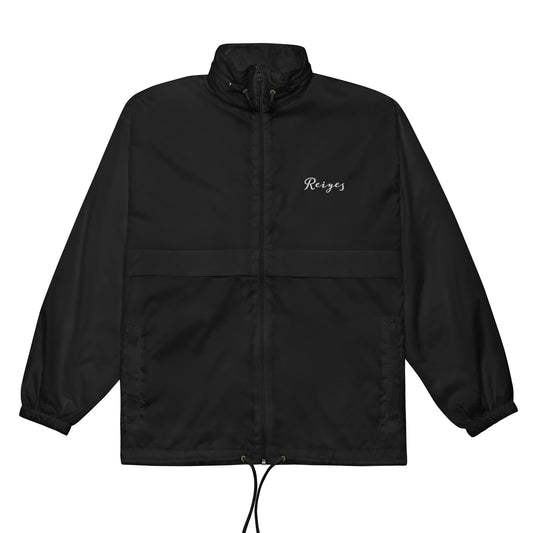 Black "Reiyes" Unisex windbreaker