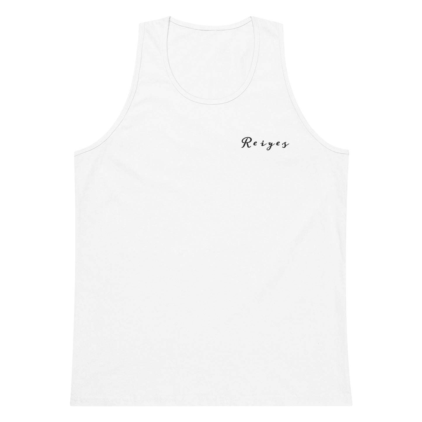 "Reiyes" White Tank-Top