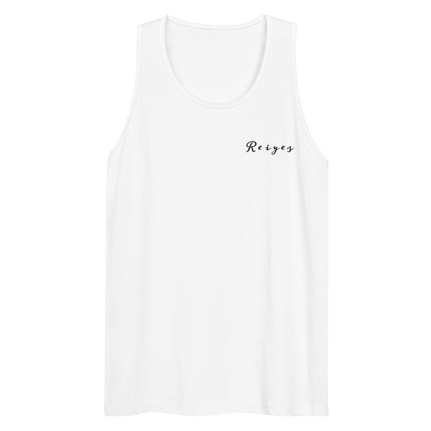 "Reiyes" White Tank-Top