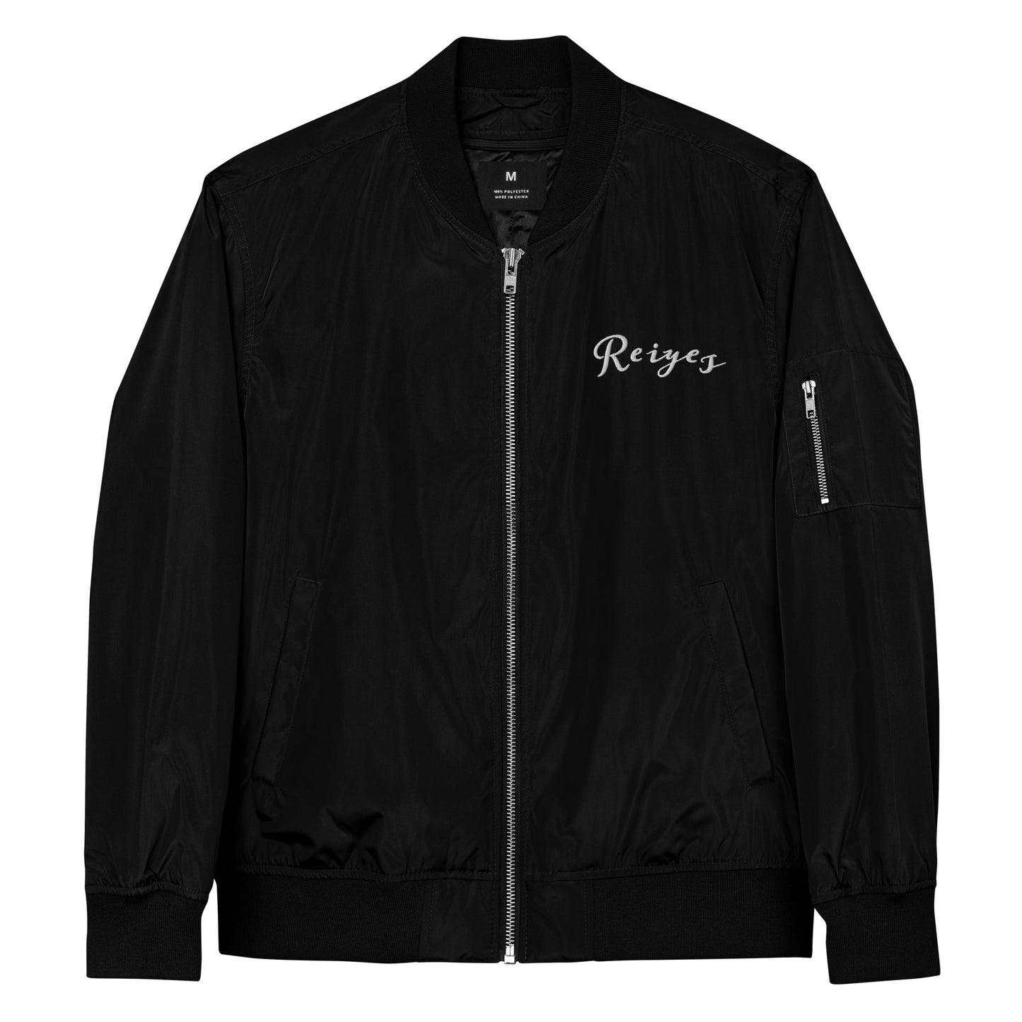 Black "Reiyes" Bomber jacket