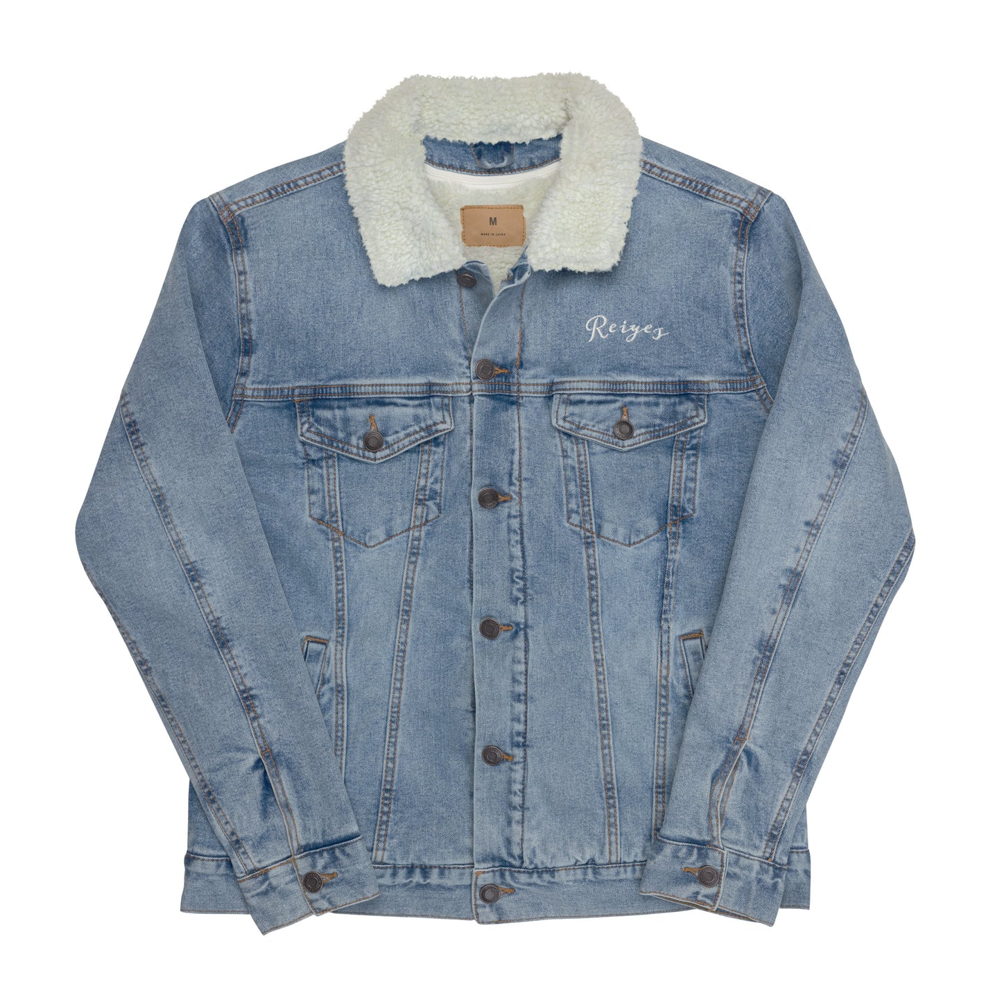 Reiyes Denim Sherpa Jacket